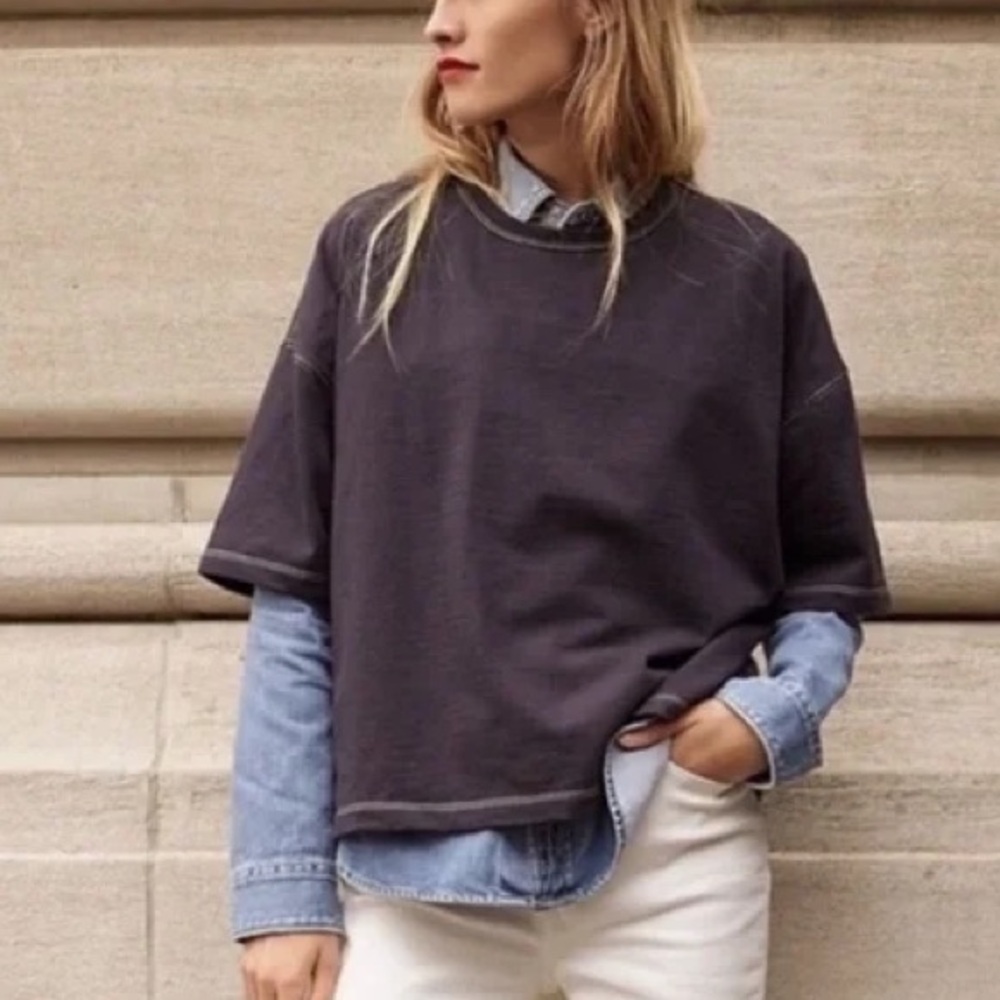 Madewell purple Short Sleeve Tee